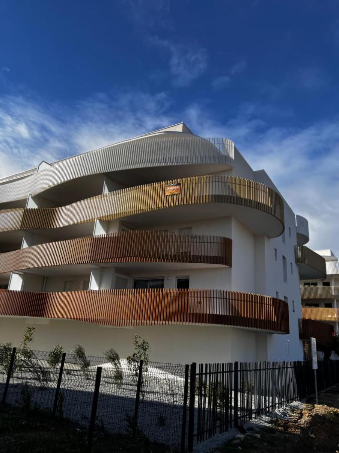 T2 Neuf + Piscine, 5 Mn A Pied Des Plages Serignan Ngoại thất bức ảnh